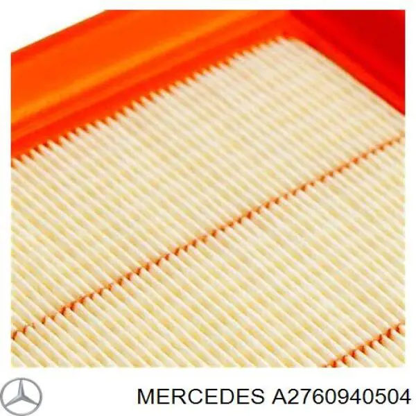 Filtr powietrza Mercedes A2760940504 cena, od 16,11 USD