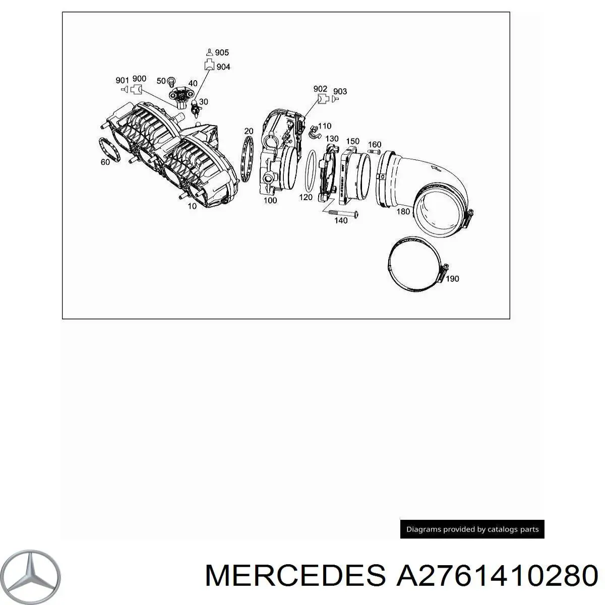 Uszczelka przepustnicy do Mercedes CLA (X117)