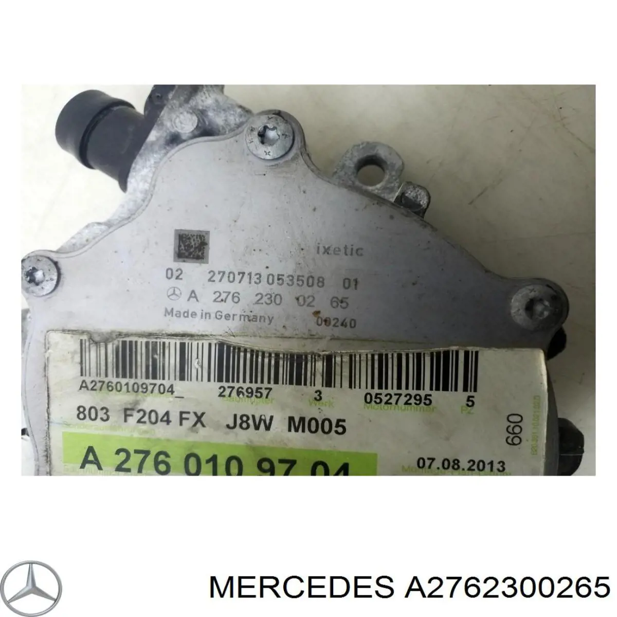 Pompa podciśnienia A2762300265 Mercedes