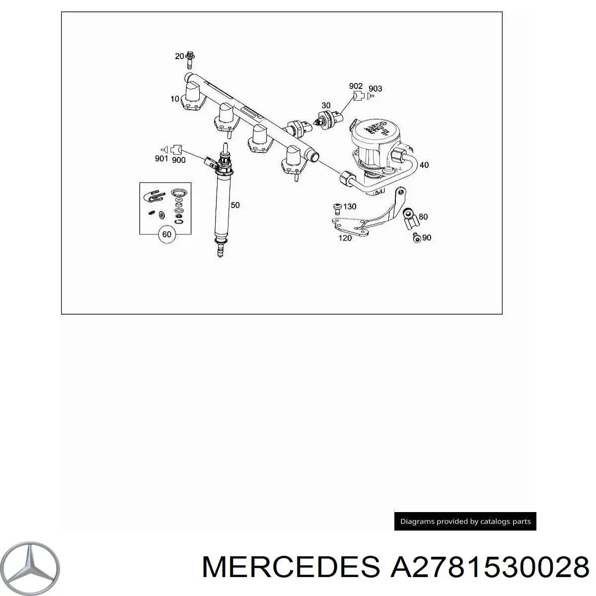 Czujnik ciśnienia paliwa Mercedes A2781530028 cena, od 59,47 USD