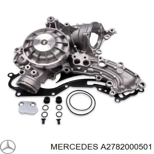 Pompa chłodząca wodna Mercedes A2782000501