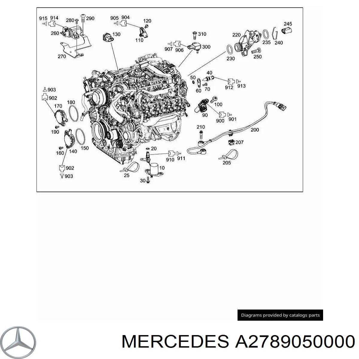 Czujnik stukowy (czujnik spalania stukowego) Mercedes A2789050000 cena, od 49,60 USD