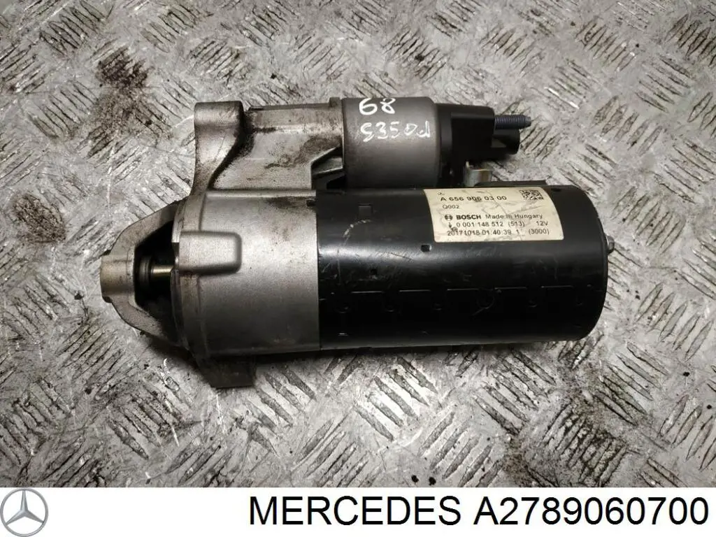 Rozrusznik Mercedes A2789060700 cena, od 185,20 USD
