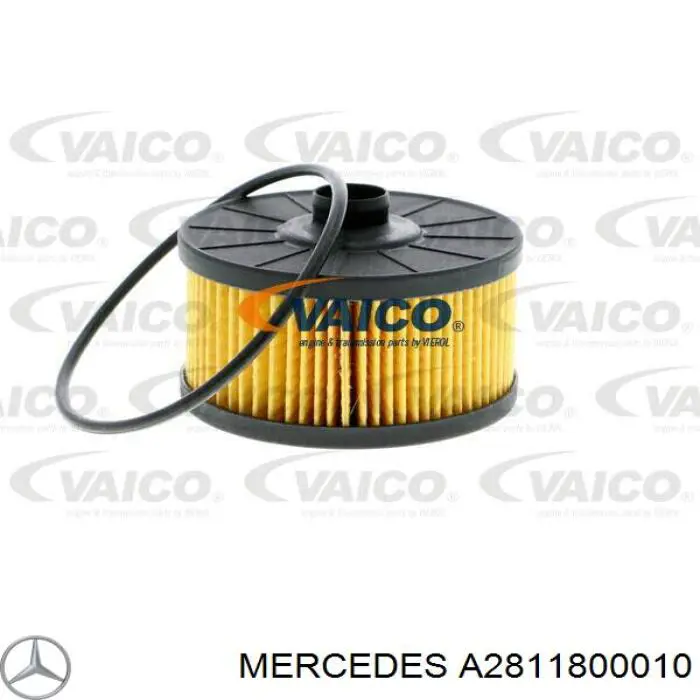 A2811800010 Mercedes Pokrywa filtra oleju