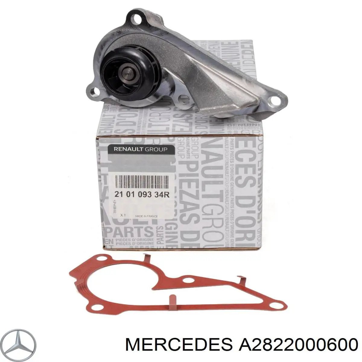 Pompa chłodząca wodna Renault (RVI) 210109404R cena, od 68,94 USD