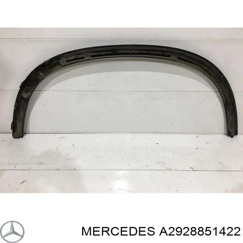 Poszerzenie (nakładka) reperaturki tylnego błotnika lewy Mercedes A2928851422 cena, od 93,64 USD