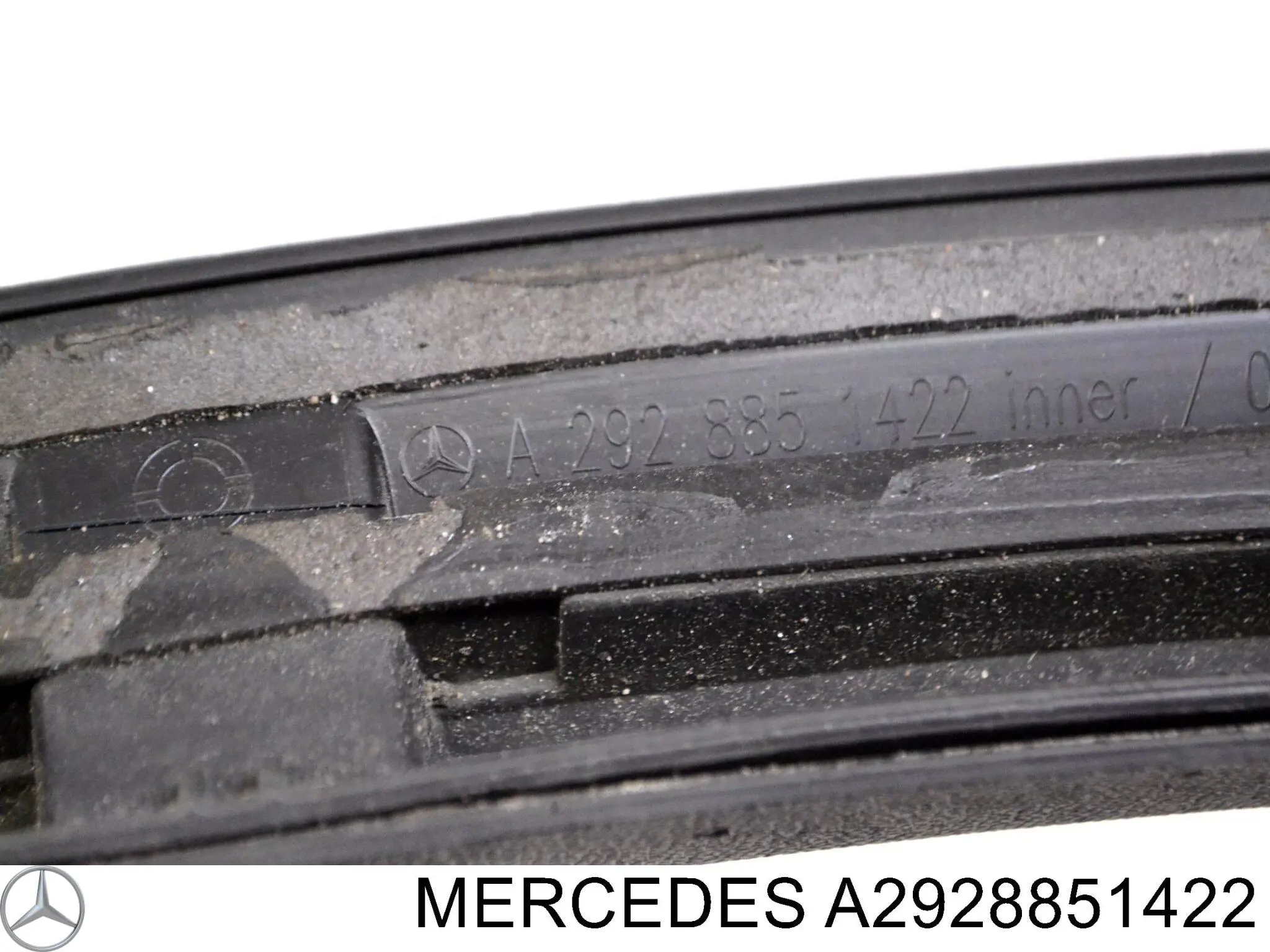 Do koszyka A2928851422 Mercedes Poszerzenie (nakładka) reperaturki tylnego błotnika lewy