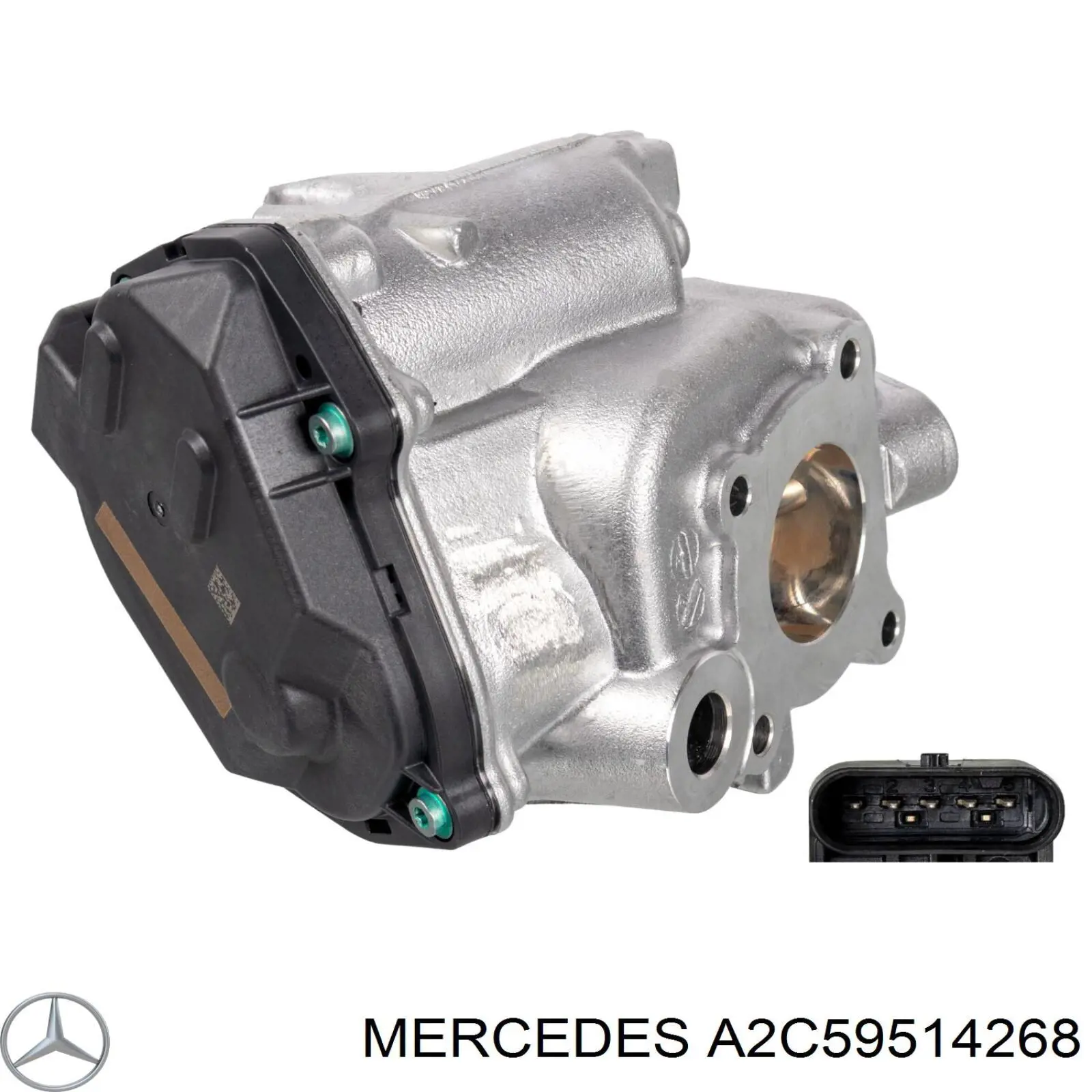 Zawór recyrkulacji spalin EGR Mercedes A2C59514268 cena, od 103,35 USD