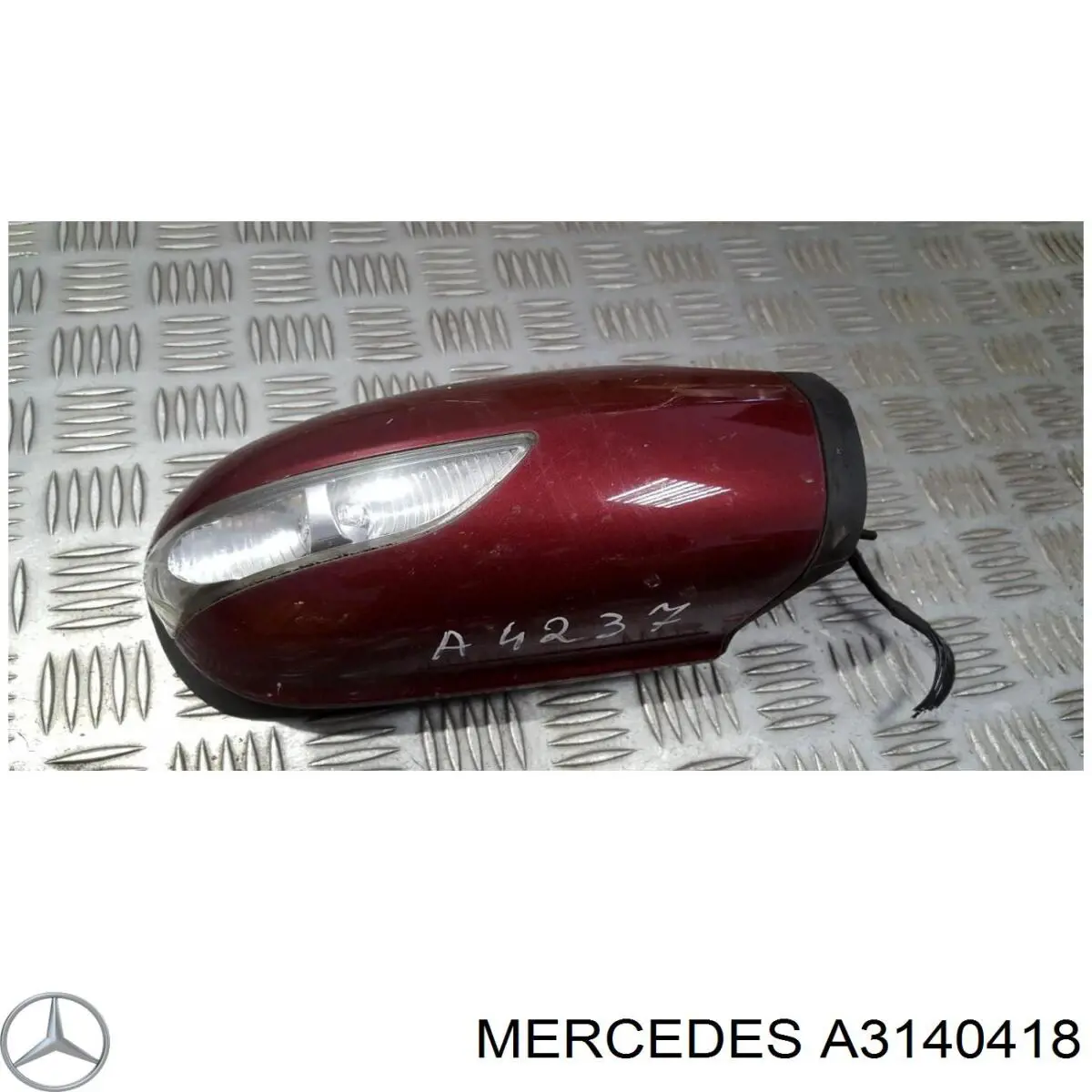 Lusterko wsteczne prawe Mercedes A3140418 cena, od 108,96 USD