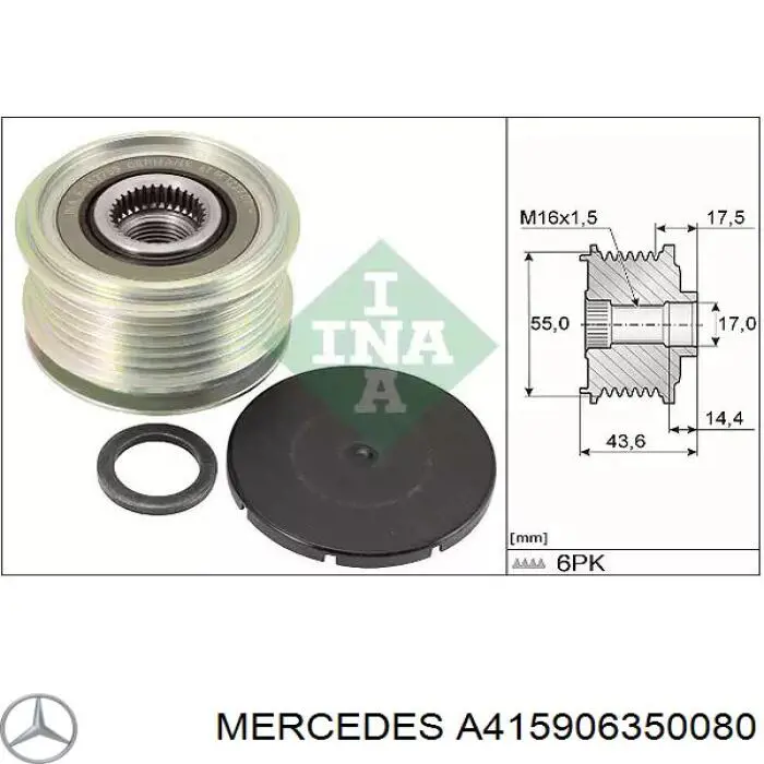 A415906350080 Mercedes Alternator