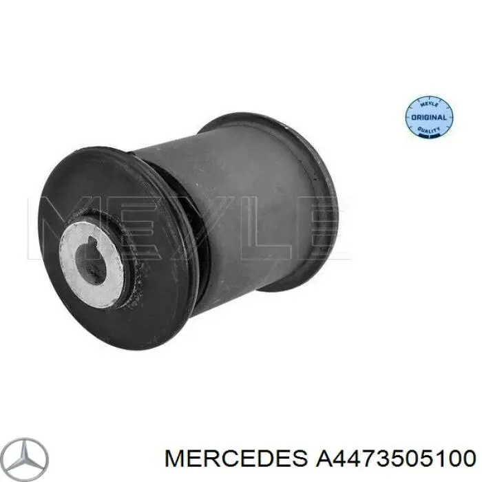 A4473505100 Mercedes Wahacz zawieszenia tylnego dolny lewy