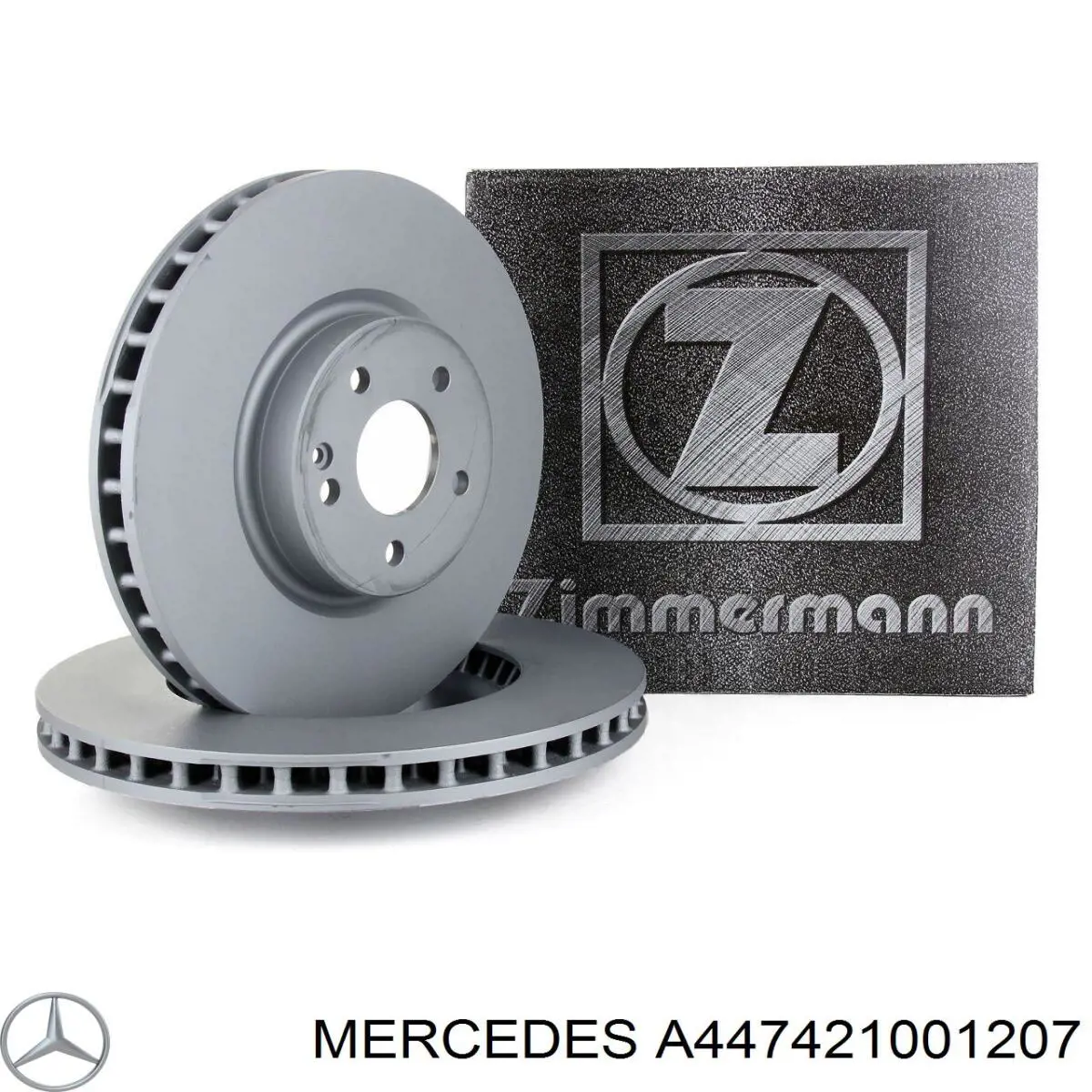 A447421001207 Mercedes Tarcza hamulcowa przednia