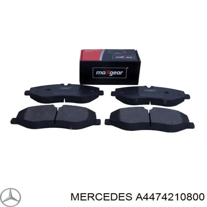A4474210800 Mercedes Klocki hamulcowe przednie tarczowe
