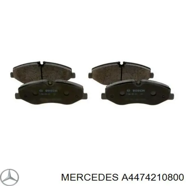 Klocki hamulcowe przednie tarczowe Mercedes A4474210800 cena, od 26,01 USD