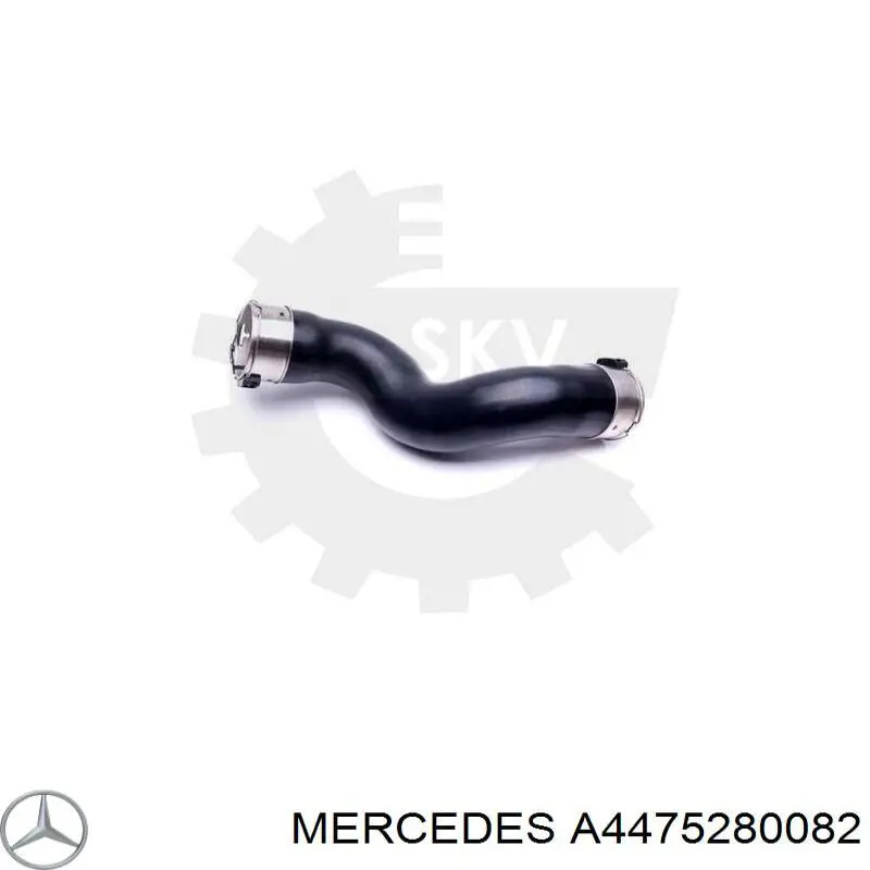 A4475280082 Mercedes Przewód (króciec) intercoolera