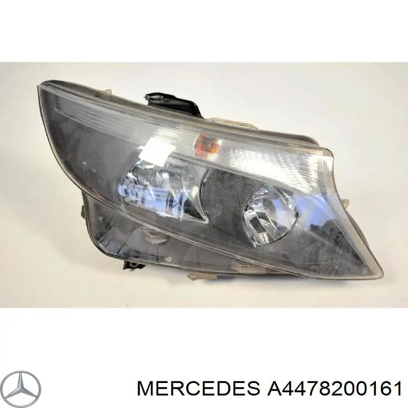 Do koszyka A4478200161 Mercedes Reflektor prawy