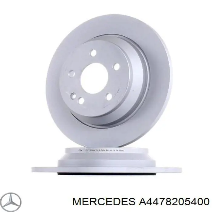 Do koszyka A4478205400 Mercedes Pióro wycieraczki szyby przedniej, zestaw (2 szt.)