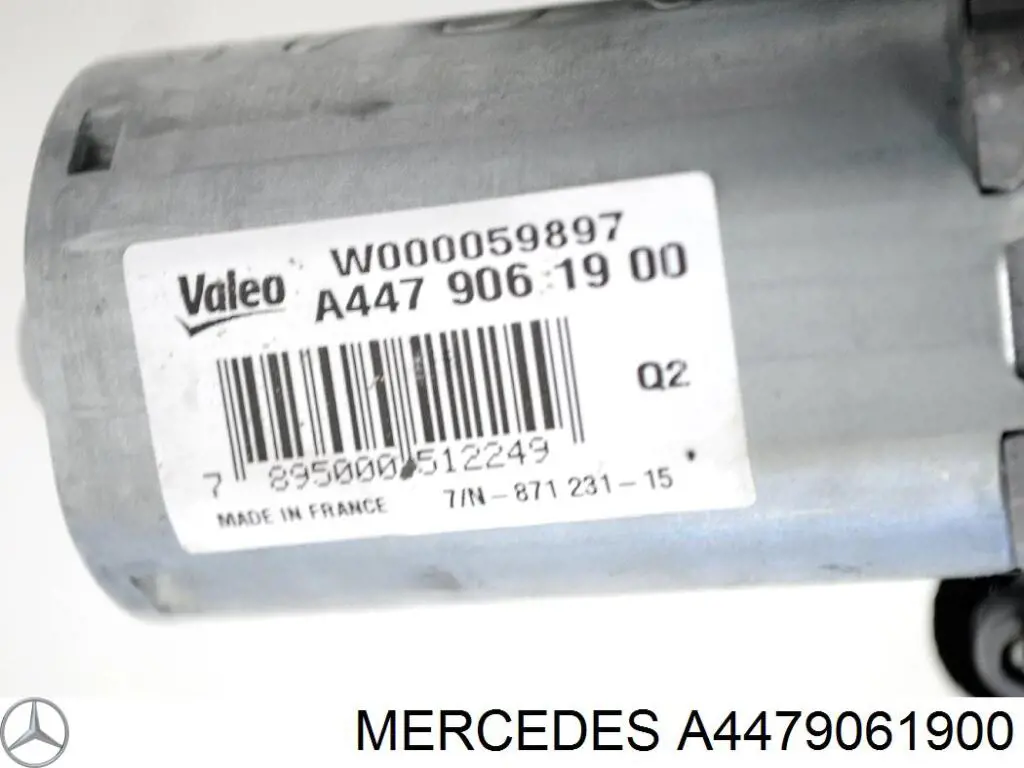 A4479061900 Mercedes Silniczek wycieraczki tylnej szyby