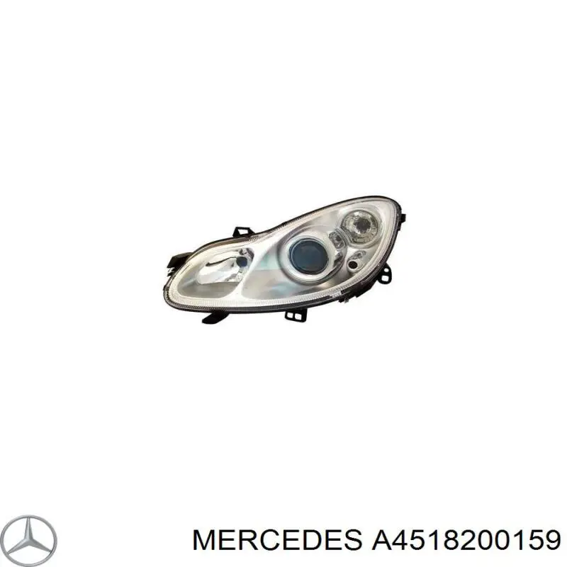 Reflektor lewy Mercedes A4518200159 cena, od 187,09 USD
