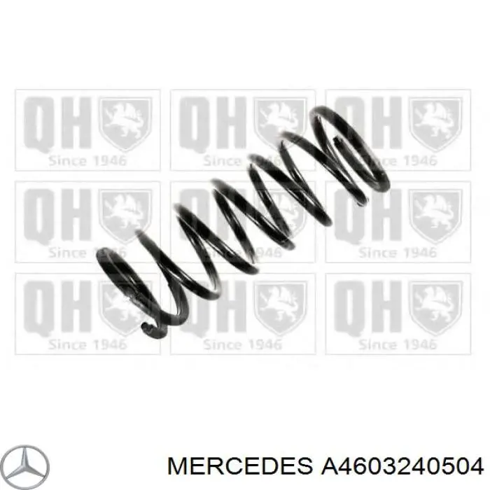 Do koszyka A4603240504 Mercedes Sprężyna tylna