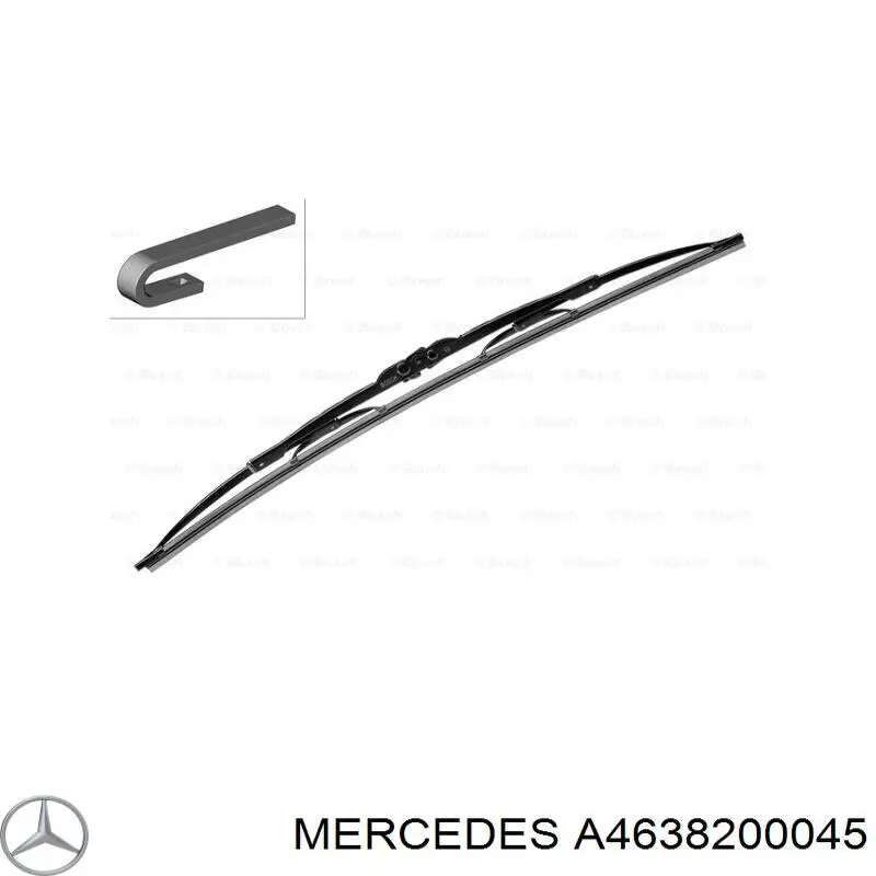 Pióro wycieraczki szyby przedniej, zestaw (2 szt.) Mercedes A4638200045 cena, od 80,99 USD