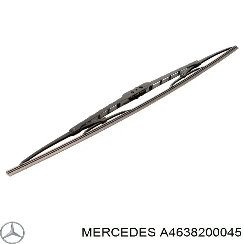 Do koszyka A4638200045 Mercedes Pióro wycieraczki szyby przedniej, zestaw (2 szt.)