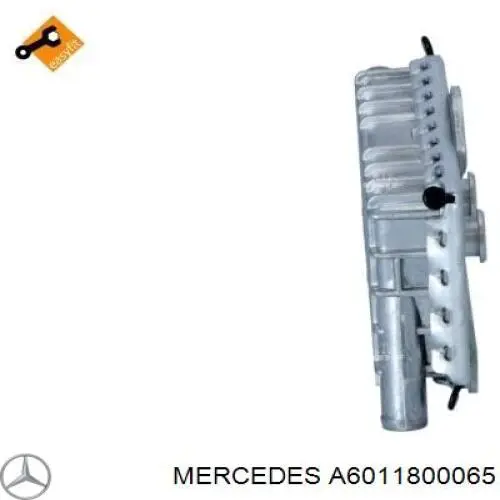 Chłodnica oleju Mercedes A6011800065 cena, od 55,41 USD
