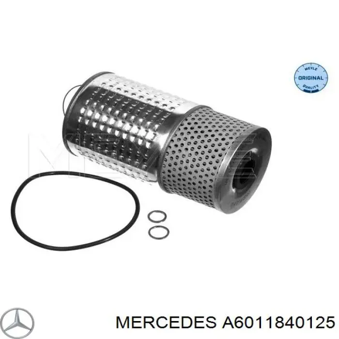 Filtr oleju Mercedes A6011840125 cena, od 16,11 USD