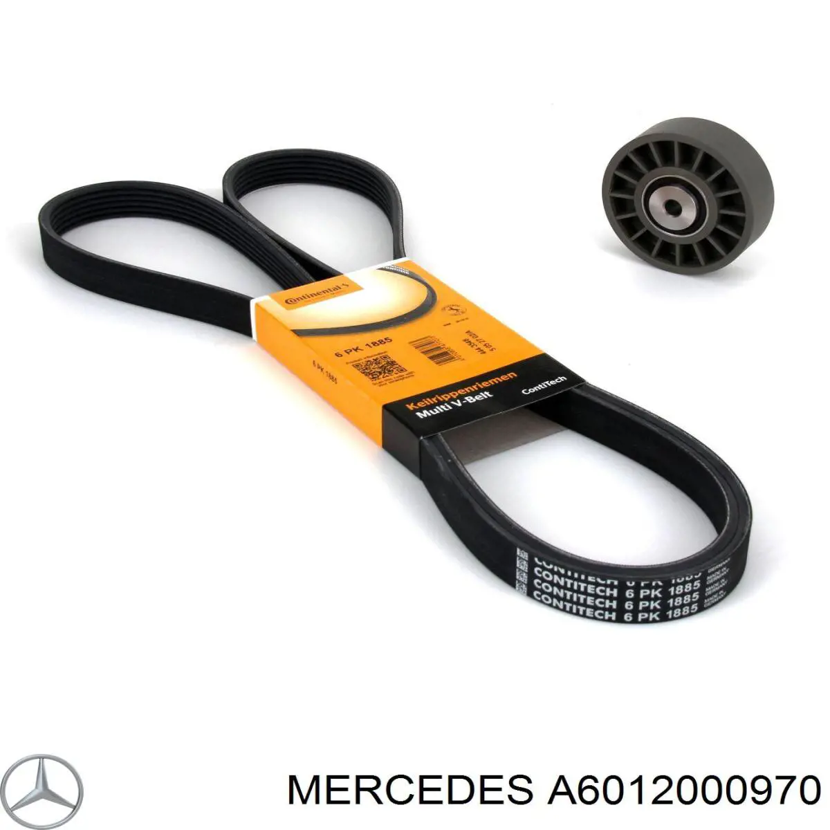 Do koszyka A6012000970 Mercedes Rolka napinacza paska napędowego