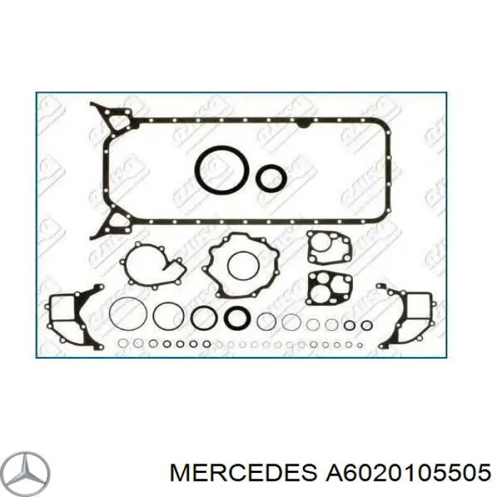 A6020105505 Mercedes zestaw uszczelek silnika dolny