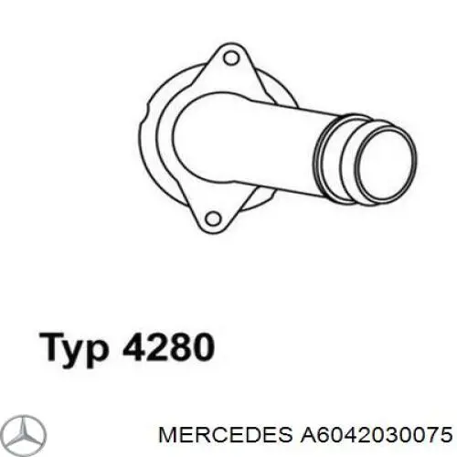 Termostat Mercedes A6042030075 cena, od 10,57 USD