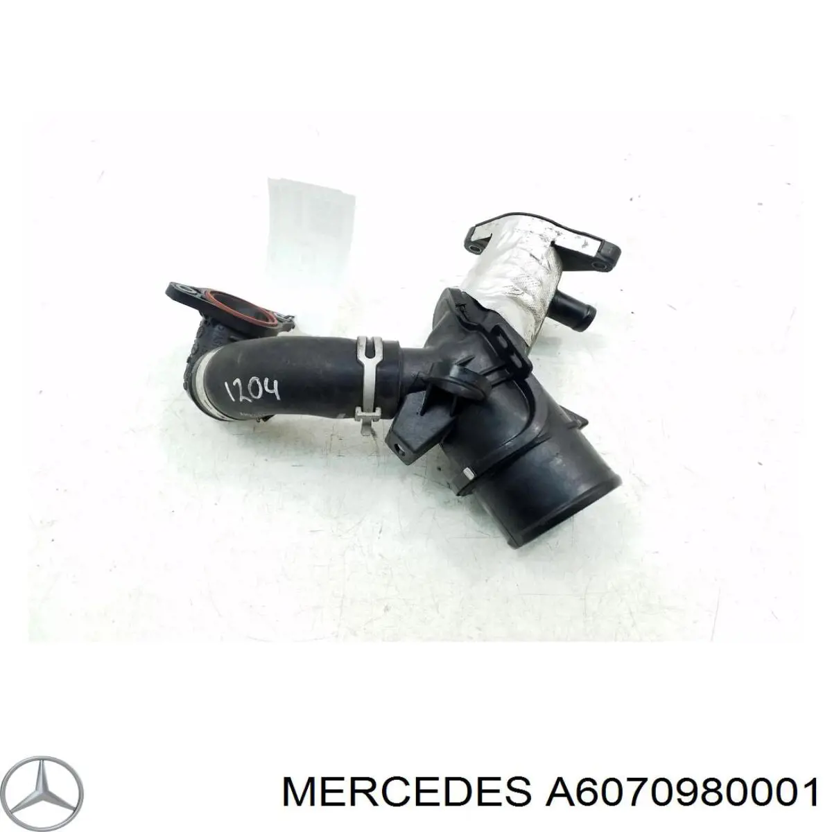 A6070980001 Mercedes Przewód (króciec) intercoolera