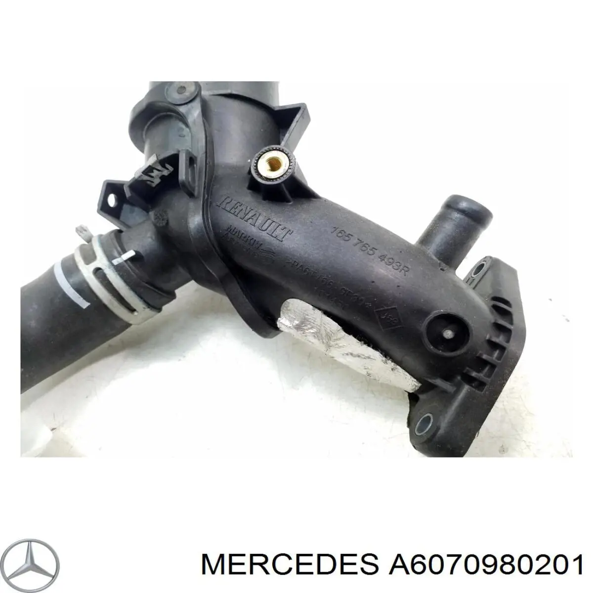 Przewód (króciec) intercoolera Mercedes A6070980201 cena, od 47,67 USD