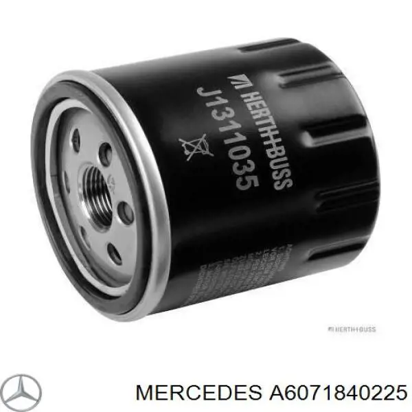 Do koszyka A6071840225 Mercedes Filtr oleju