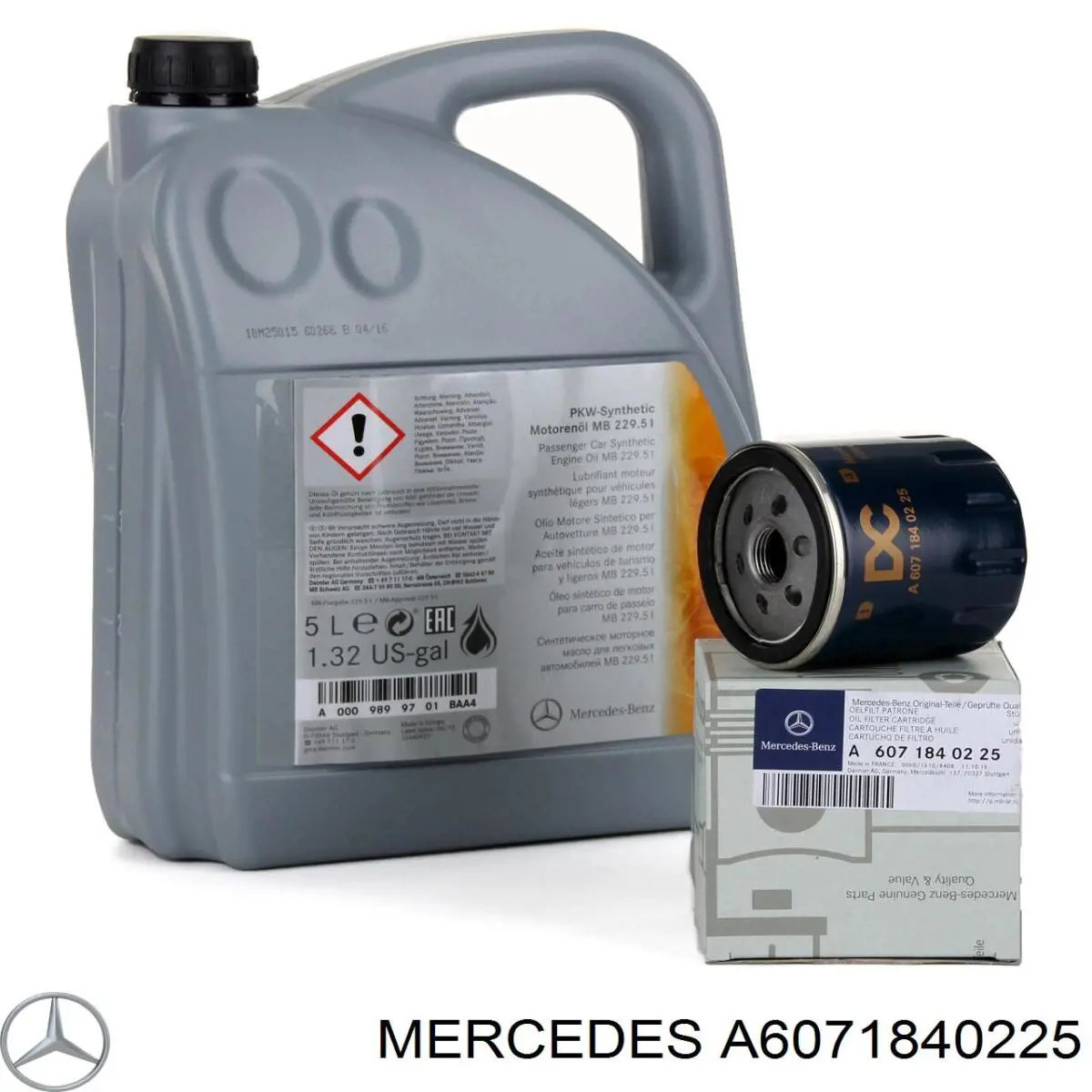 Filtr oleju Mercedes A6071840225 cena, od 8,08 USD