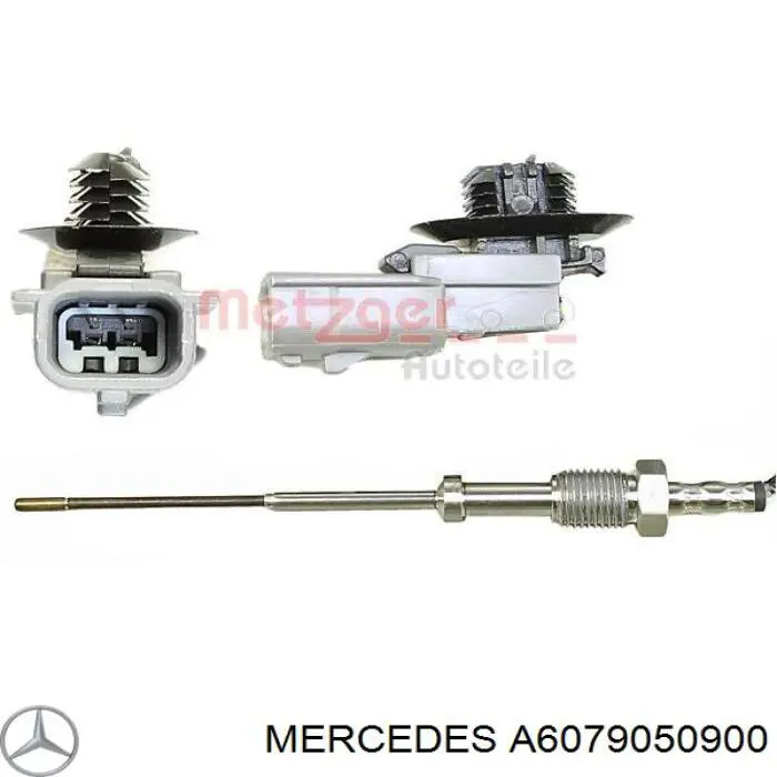 A6079050900 Mercedes Czujnik temperatury spalin, przed filtrem cząstek stałych