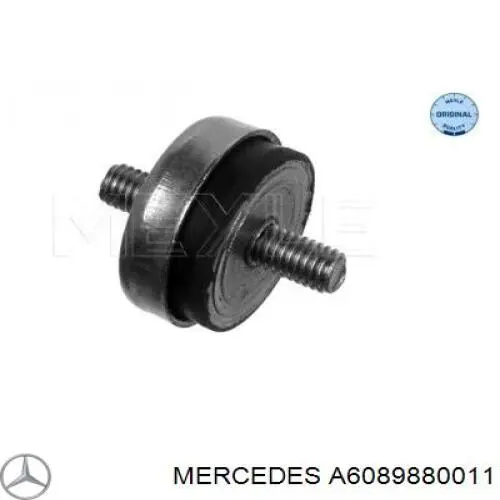 Do koszyka A6089880011 Mercedes Wspornik chłodnicy dolny