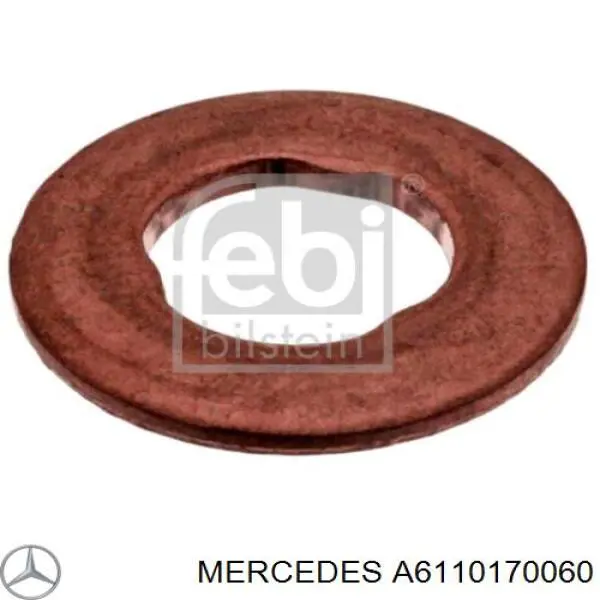 Pierścień uszczelniający wtryskiwacza Mercedes A6110170060 cena, od 1,32 USD