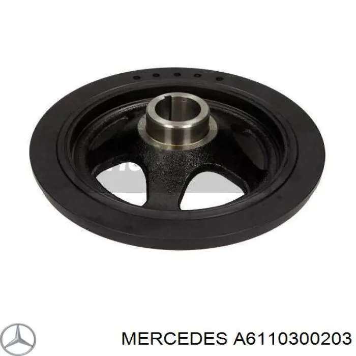 Koło pasowe wału korbowego Mercedes A6110300203 cena, od 83,43 USD