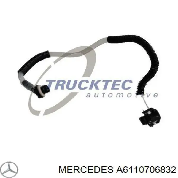 A6110706832 Mercedes Rurka paliwowa od pompy paliwa do zaworu odcięcia paliwa