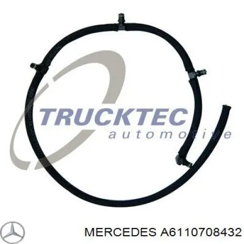 Do koszyka A6110708432 Mercedes Rurka paliwa, zwrotna od wtryskiwaczy