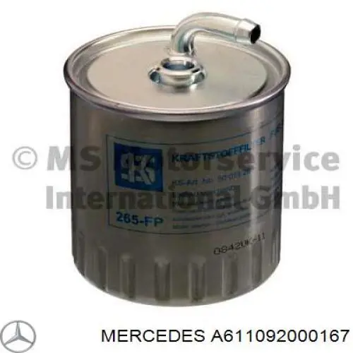 A611092000167 Mercedes Filtr paliwa