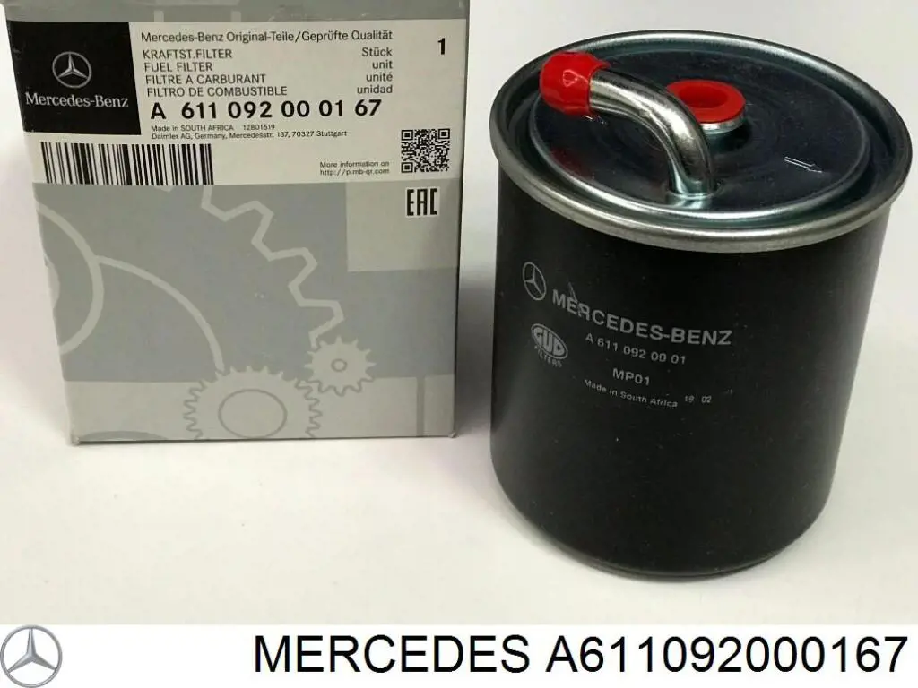 Filtr paliwa Mercedes A611092000167 cena, od 14,72 USD