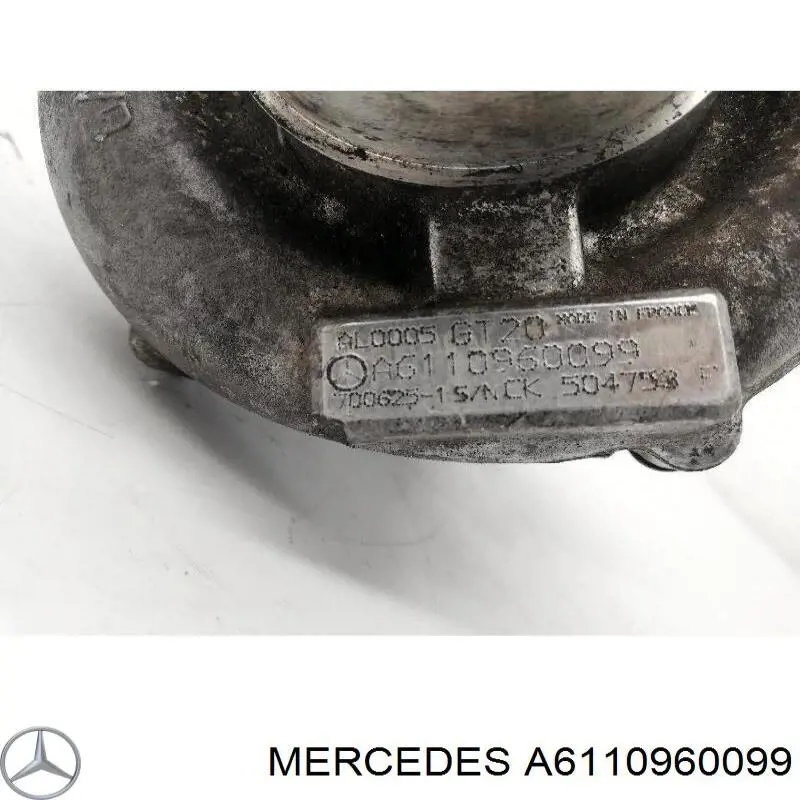 A6110960099 Mercedes Turbina