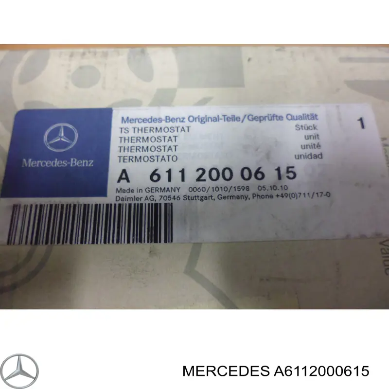 A6112000615 Mercedes Obudowa termostatu