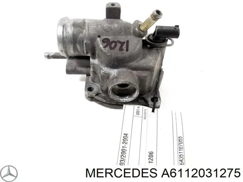 Obudowa termostatu Mercedes A6112031275 cena, od 32,06 USD