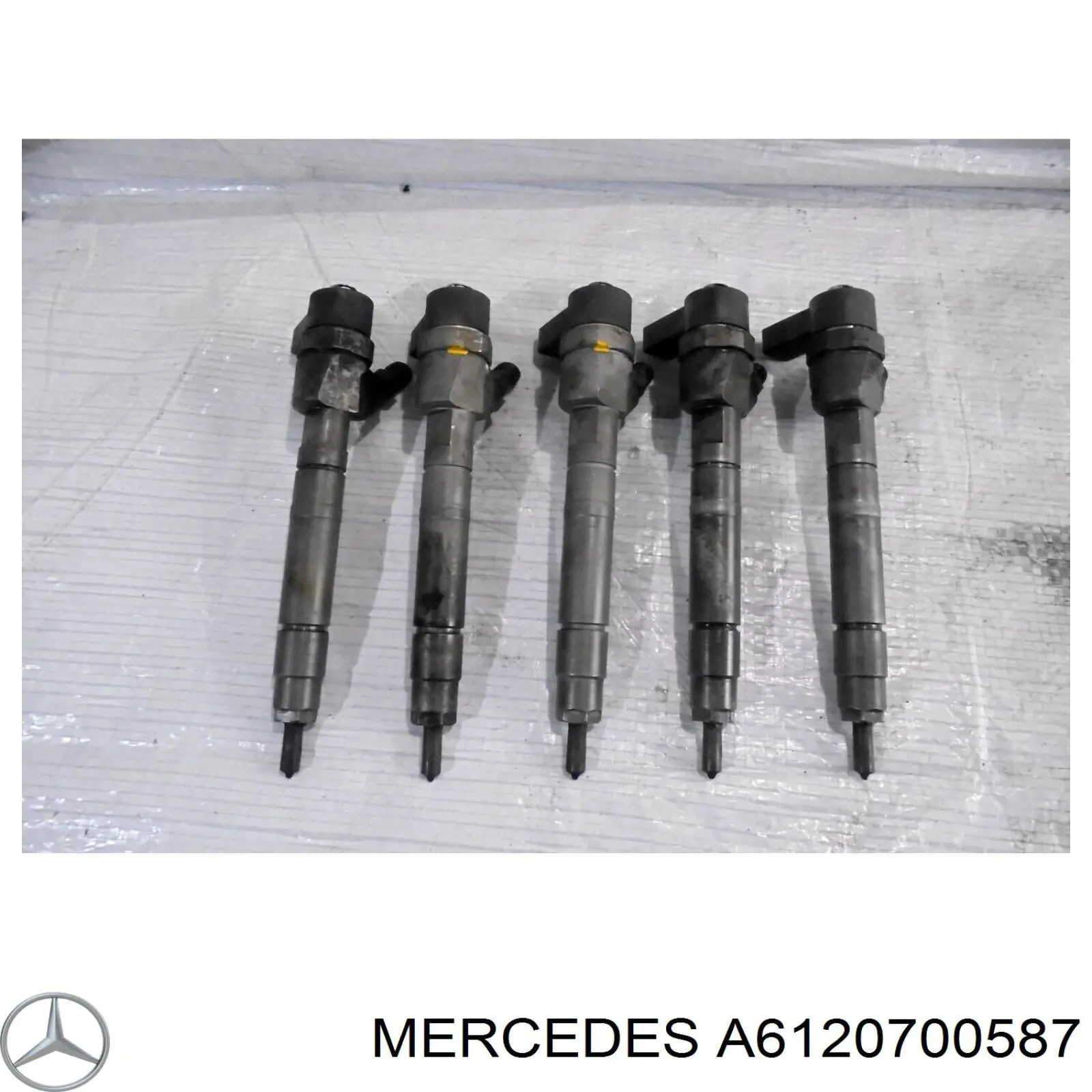 Wtryskiwacz paliwa Mercedes A6120700587 cena, od 158,34 USD