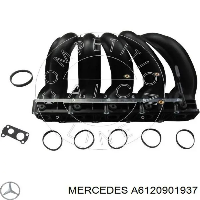 Kolektor ssący Mercedes A6120901937 cena, od 208,84 USD