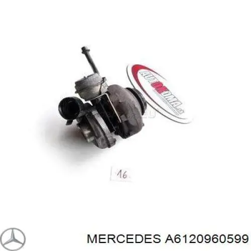 A6120960599 Mercedes Turbina