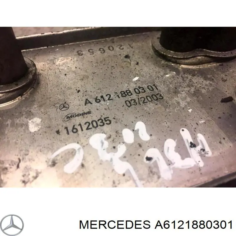 Do koszyka A6121880301 Mercedes Chłodnica oleju